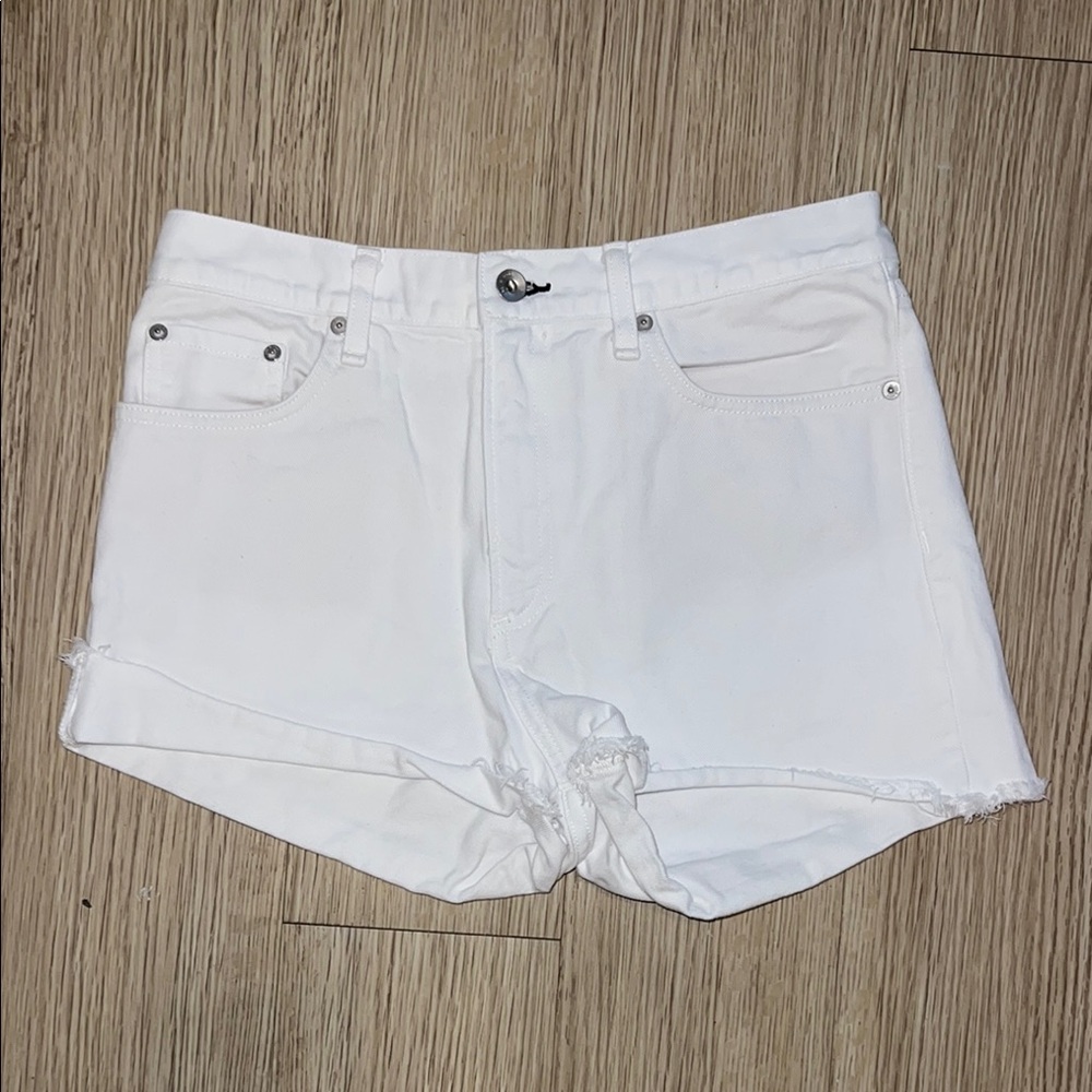 Rag and Bone Size 29 White Denim Women's Shorts
